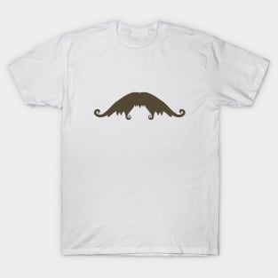 Fancy Brown Mustache T-Shirt